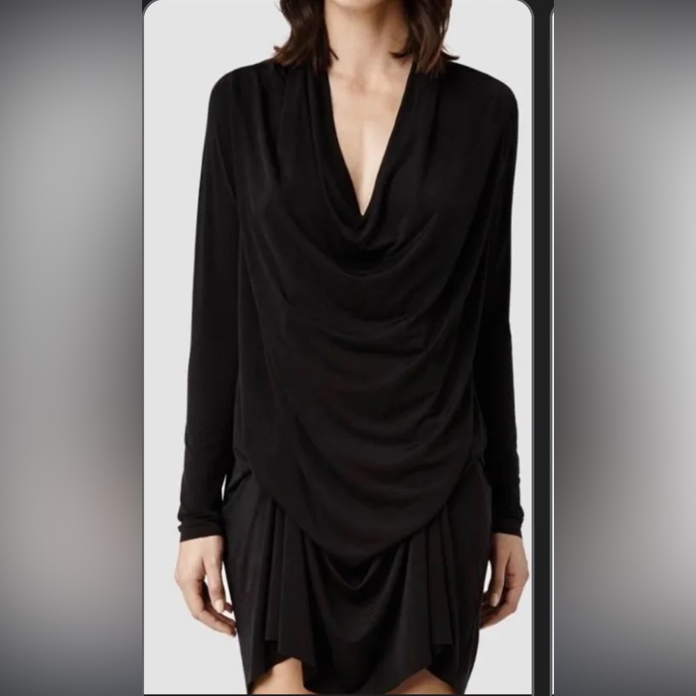 Allsaints Amei Long Sleeve Dress US Size 8